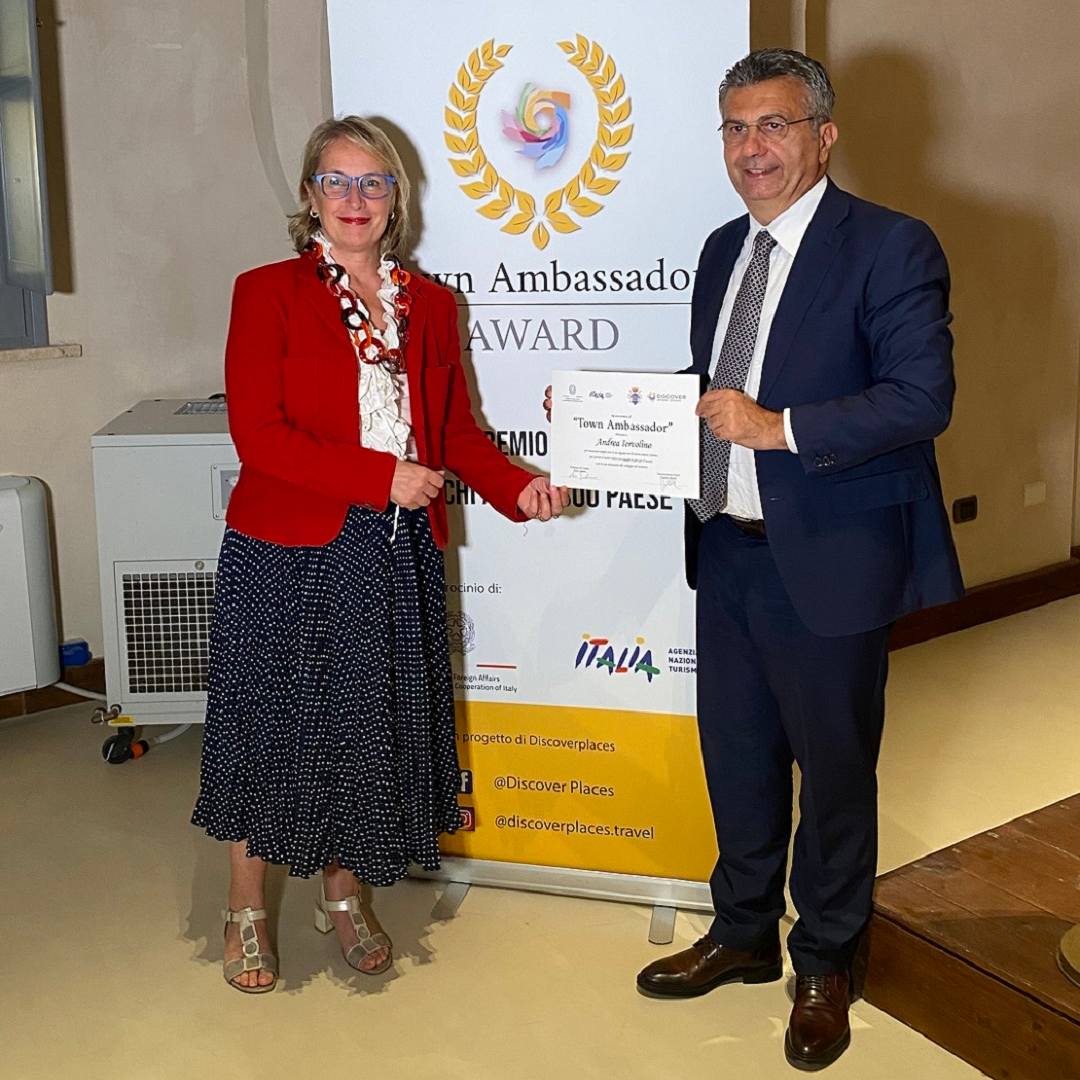 Notte dei Ricercatori Gaeta Claudia Bettiol e Enzo Salera Sindaco di Cassino